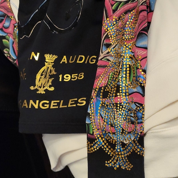 NEW Christian Audigier Zip up Hoodie - Picture 12 of 12